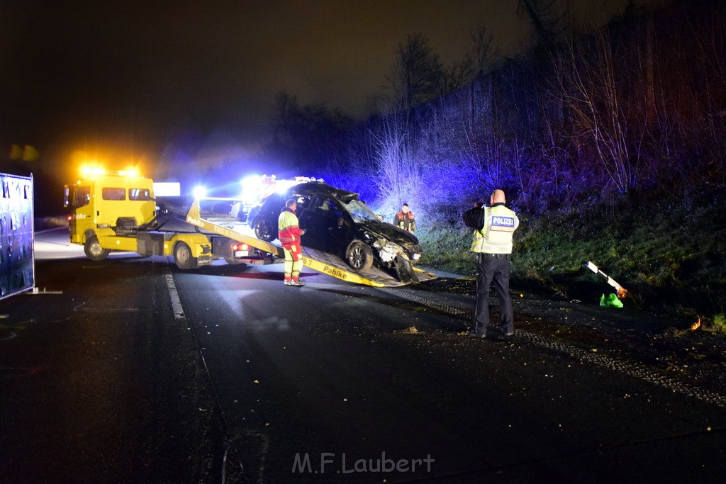 Schwerer VU A 4 Rich Olpe kurz vor AS Koeln Klettenberg P134.JPG - Miklos Laubert